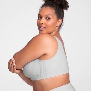 Honeylove | Gray Moondust Liftwear V-Neck Bra | Size 1X